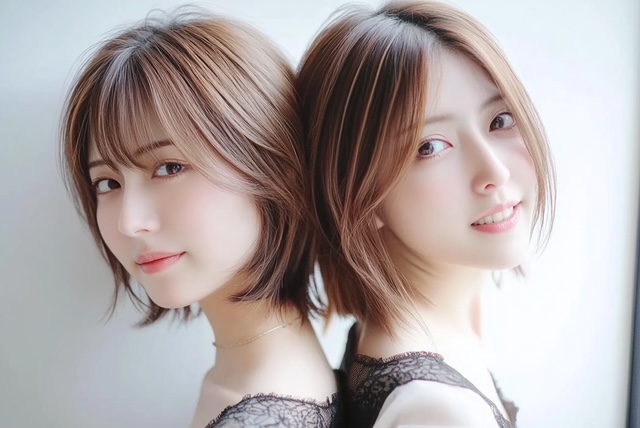 明るい白髪染め専用カラー